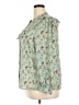 MAX 100% Polyester Floral Green Long Sleeve Blouse Size AU 22 - photo 5