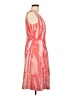 Tahari Print Orange Pink Cocktail Dress Size 12 - photo 4