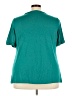 Fashion Bug Teal Short Sleeve Blouse Size 2X - photo 2