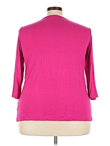 Susan Graver 3/4 Sleeve Top (view 2)