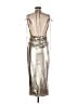 Assorted Brands Metallic Silver Cocktail Dress Size M - photo 2