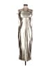 Assorted Brands Metallic Silver Cocktail Dress Size M - photo 1