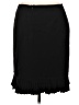 Versailles Solid Black Formal Skirt Size 10 - photo 2