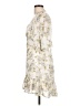 Lush 100% Polyester Floral Multi Color Ivory Cocktail Dress Size L - photo 5