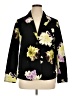 Coldwater Creek Floral Black Blazer Size 14 - photo 1
