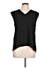 Bar III 100% Polyester Black Sleeveless T-Shirt Size L - photo 1