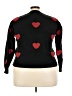 Unbranded 100% Polyester Hearts Black Pullover Sweater Size XXL - photo 2