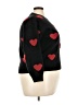 Unbranded 100% Polyester Hearts Black Pullover Sweater Size XXL - photo 4