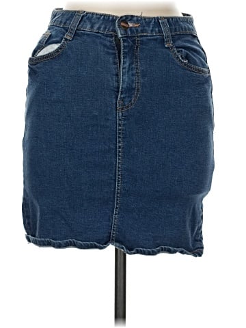 Aura Denim Skirt (view 1)