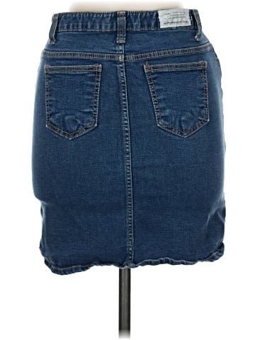 Aura Denim Skirt (view 2)