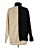 Sanctuary Color Block Black Turtleneck Sweater Size M - photo 2