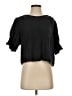 Darling Black Short Sleeve Blouse Size S - photo 1