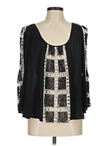 Elizabeth and James 3/4 Sleeve Blouse (view 1)