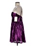 City Studio Metallic Purple Cocktail Dress Size 3 - 4 - photo 5