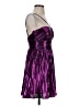 City Studio Metallic Purple Cocktail Dress Size 3 - 4 - photo 4