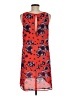 Pins and Needles 100% Polyester Print Red Casual Dress Size M - photo 2