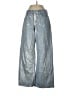 Wild Fable Metallic Silver Jeans Size 10 - photo 1