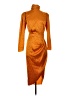 Ronny Kobo 100% Polyester Orange Cocktail Dress Size S - photo 1