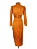 Ronny Kobo 100% Polyester Orange Cocktail Dress Size S - photo 2