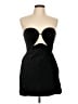 BCBGMAXAZRIA Black Cocktail Dress Size 10 - photo 1