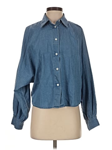 Banana Republic Factory Store Long Sleeve Button-Down Shirt (view 1)