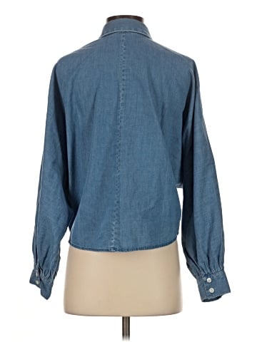 Banana Republic Factory Store Long Sleeve Button-Down Shirt (view 2)