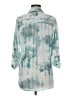 Mossimo 100% Polyester Teal 3/4 Sleeve Blouse Size M - photo 2