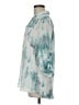 Mossimo 100% Polyester Teal 3/4 Sleeve Blouse Size M - photo 5