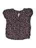 Tea 100% Cotton Black Short Sleeve Blouse Size 3 - photo 1