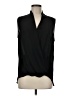 Pleione 100% Polyester Black Sleeveless Blouse Size M - photo 1
