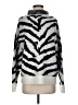 Karen Kane Animal Print Silver Turtleneck Sweater Size XS - photo 1