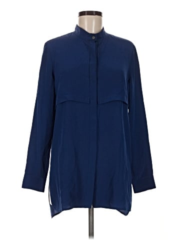Vince. 3/4 Sleeve Silk Top (view 1)