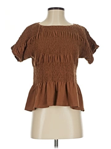 Fashion Short Sleeve Blouse (view 1)