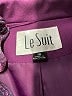 Le Suit 100% Polyester Purple Blazer Size 16 - photo 6