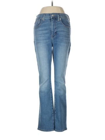 Madewell Kick Out Crop Jeans in Mather Wash (view 1)