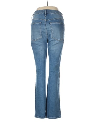 Madewell Kick Out Crop Jeans in Mather Wash (view 2)