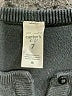 Carter's 100% Cotton Black Cardigan Size 7 - photo 3