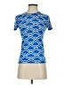 Diane von Furstenberg Blue Short Sleeve Top Size P (petite) - photo 1