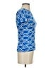 Diane von Furstenberg Blue Short Sleeve Top Size P (petite) - photo 4