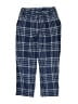 Hanna Andersson Plaid Blue Casual Pants Size 8 - photo 1