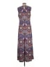 Grace Elements Paisley Blue Casual Dress Size L - photo 2