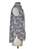 H&M 100% Polyester Paisley Blue Sleeveless Blouse Size 4 - photo 4