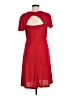 Unbranded Solid Red Casual Dress Size M - photo 2