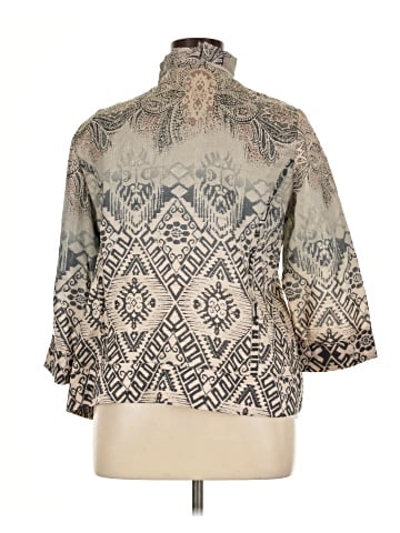 Chico's 3/4 Sleeve Button-Down Shirt (view 2)