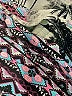 Op Print Green Two Piece Swimsuit Size 11 - 13 - photo 4