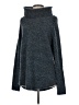 Natural Reflections Tweed Teal Turtleneck Sweater Size S - photo 1