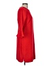 Ann Taylor Solid Red Casual Dress Size 8 - photo 4