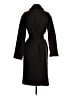 Gap 100% Polyester Black Trenchcoat Size XS - photo 2
