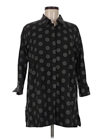 Comfy U.S.A. 3/4 Sleeve Button-Down Shirt (view 1)