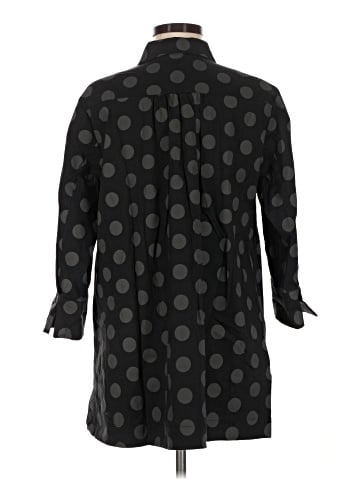 Comfy U.S.A. 3/4 Sleeve Button-Down Shirt (view 2)